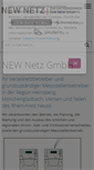 Mobile Screenshot of new-netz-gmbh.de