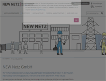 Tablet Screenshot of new-netz-gmbh.de